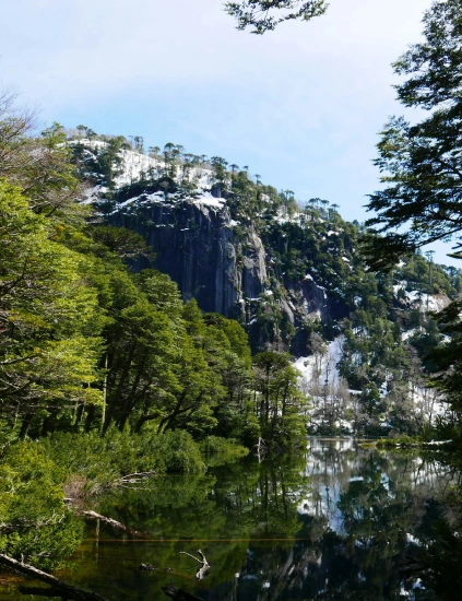 Caminar con raquetas por la nieve en el parque nacional Huerquehue