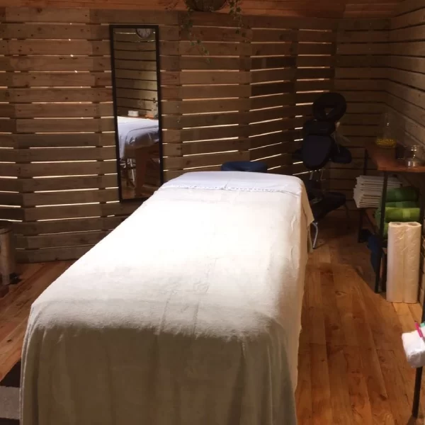 “Espacio de bienestar en el spa de Termas Pucón Indómito Invernal.”