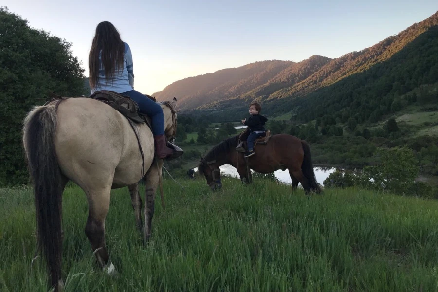 “Cabalgatas Fundo El Nogal ideales para los más chicos.”